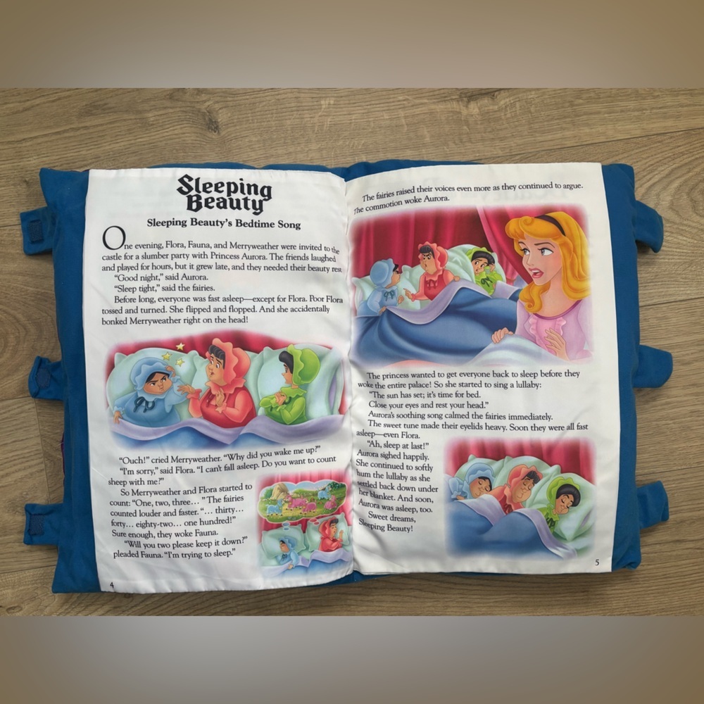 Disney Princess Sweet Dreams Pillow Book Goodnight Princess Bedtime Story - Picture 3 of 6